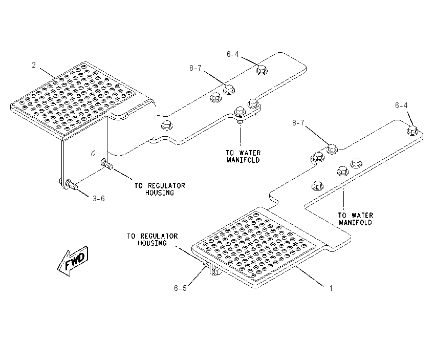 SHIELD GP-WATER MANIFOLD 1274439 CAT