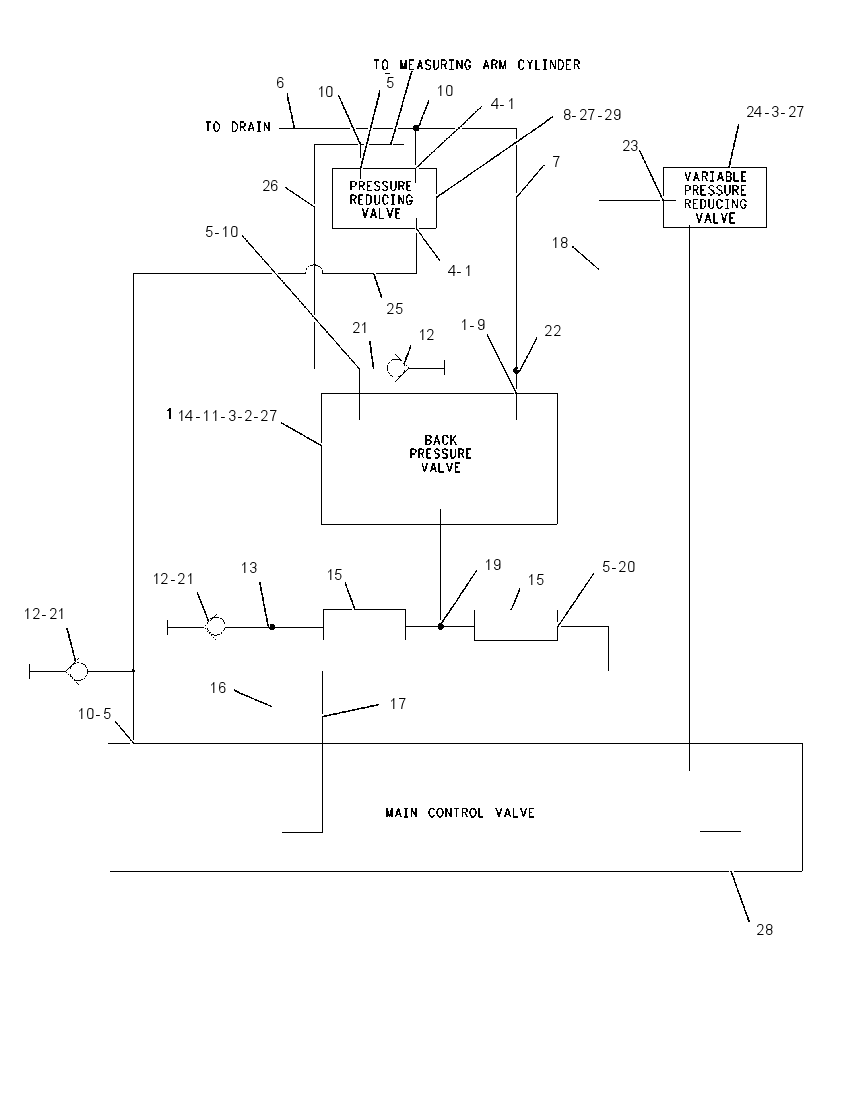 VALVE & LINES GP-MAIN CONTROL 1576255 CAT
