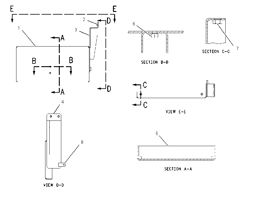 SUPPORT GP-PLATFORM 1750684 CAT