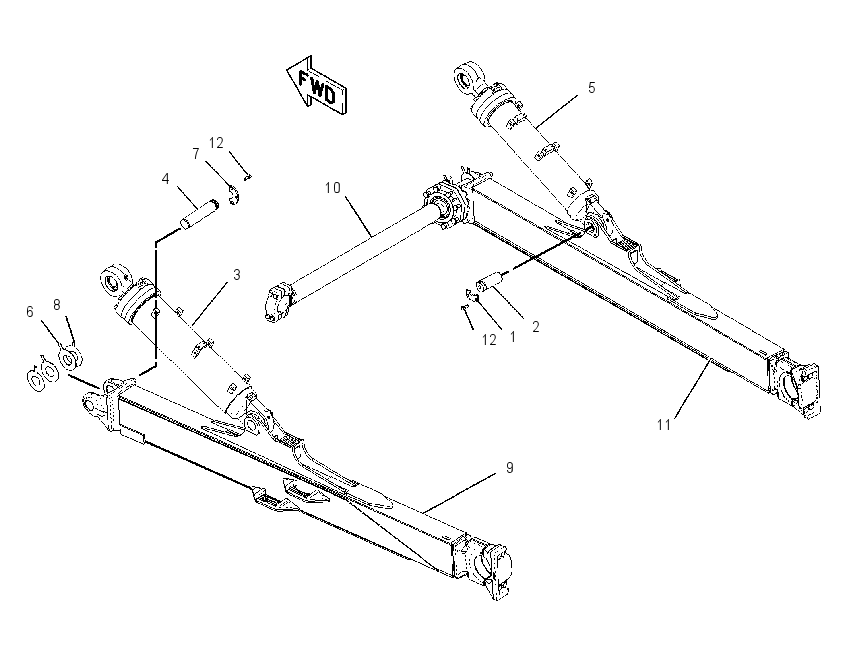 PUSH ARM GP-STABILIZER 1963509 CAT