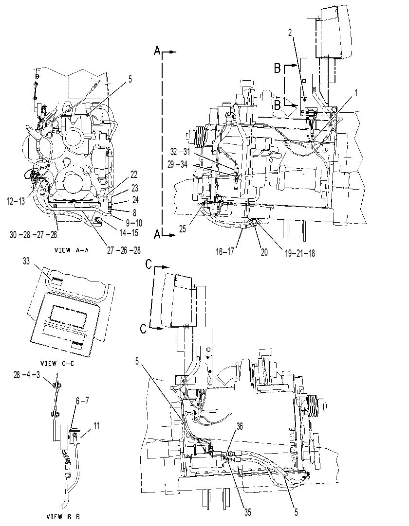 PRELUBRICATION AR-ENGINE 1283156 CAT
