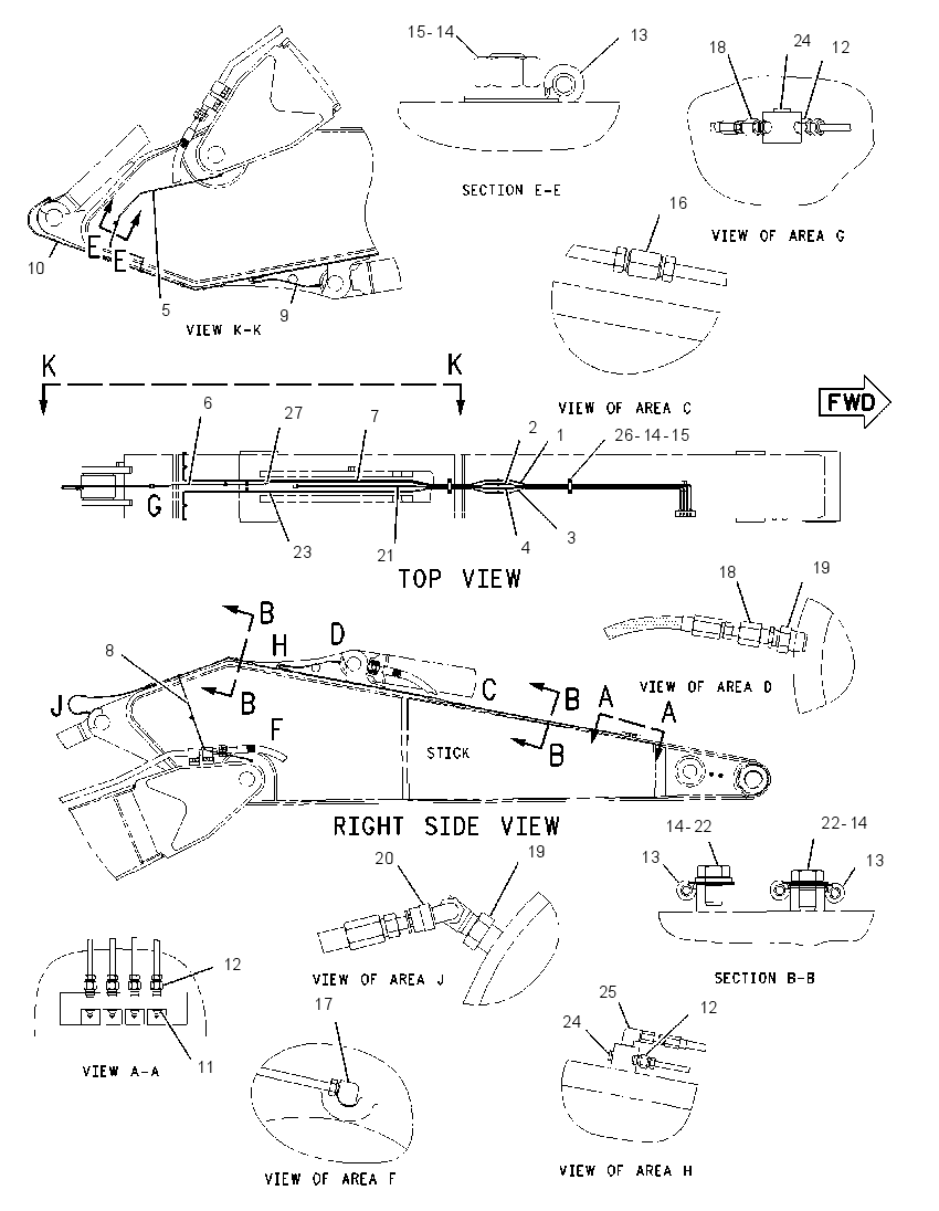 Трубопроводы смазки 1762219 CAT