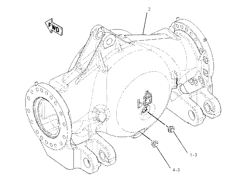HOUSING GP-REAR AXLE 1985949 CAT