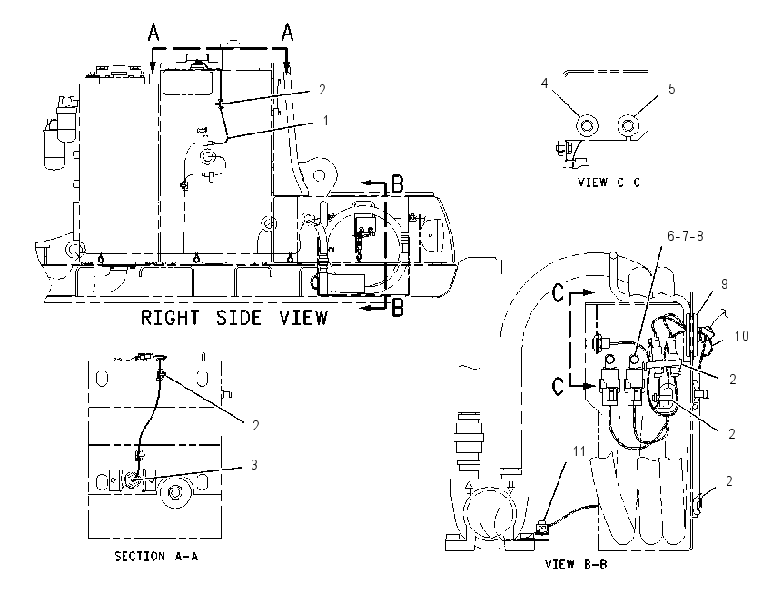 WIRING GP-REFUELING PUMP 1706824 CAT