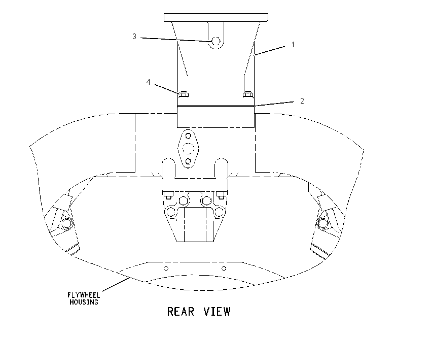 Труба выпускная 2W0950 CAT