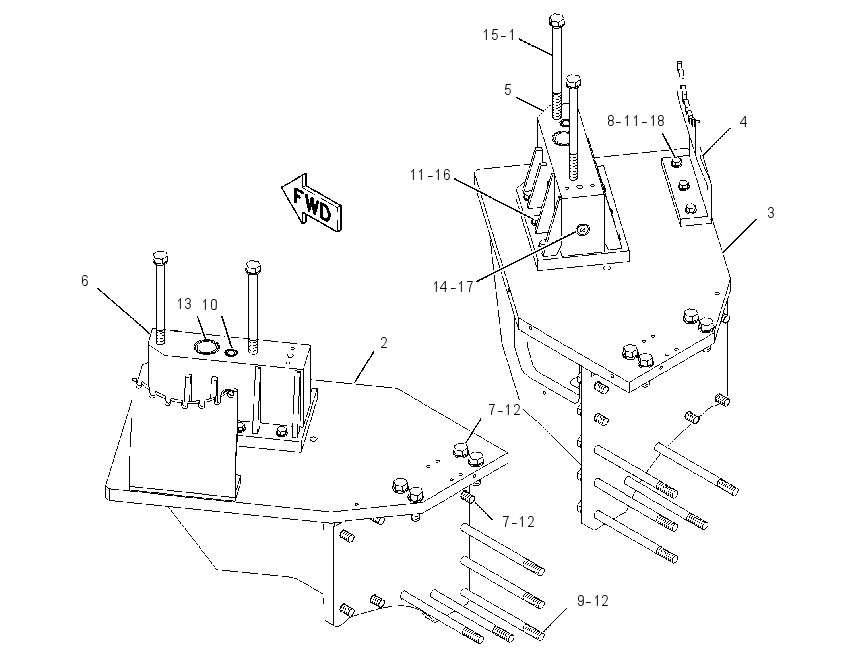 MOUNTING GP-TURBOCHARGER 2028549 CAT
