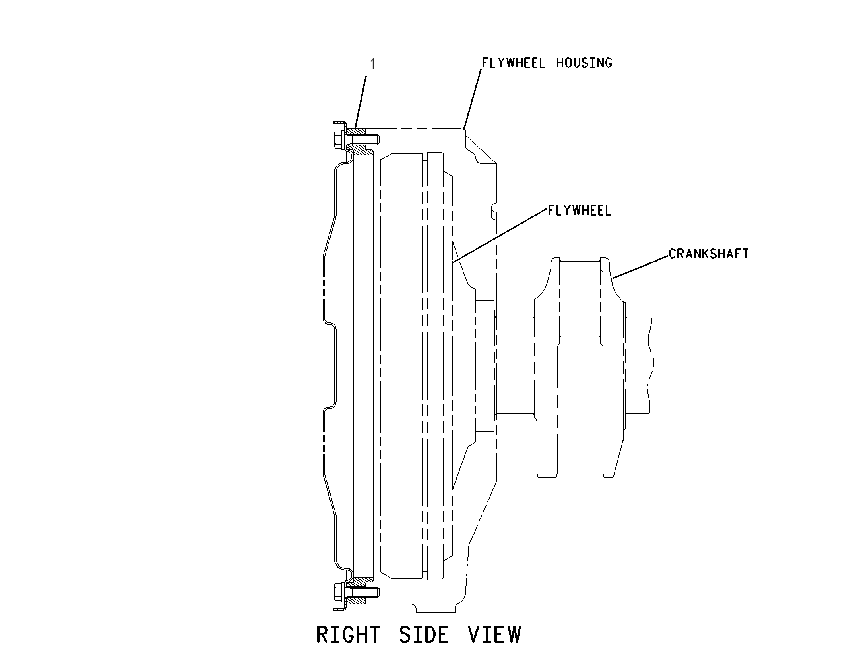 ADAPTER GP-FLYWHEEL HOUSING 1910657 CAT