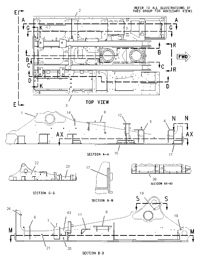 FRAME AS-UPPER 1583897 CAT