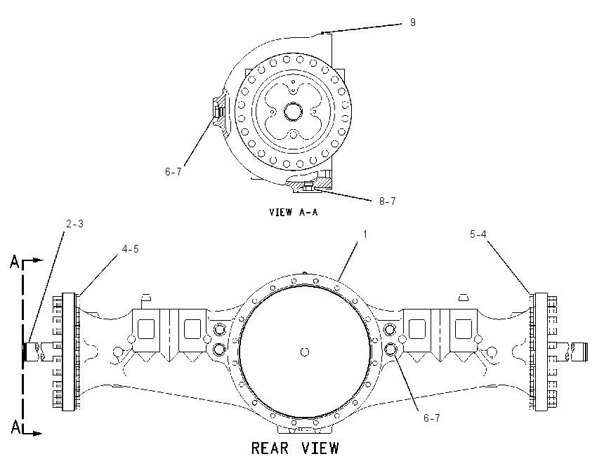 AXLE GP-FIXED 1080062 CAT