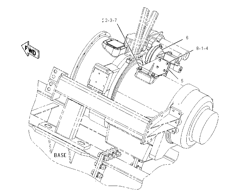 CYLINDER GP-AIR/HYDRAULIC 1906646 CAT