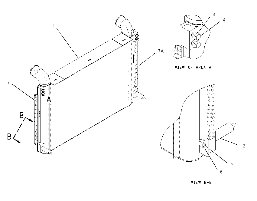 AFTERCOOLER & MOUNTING GP 2006024 CAT