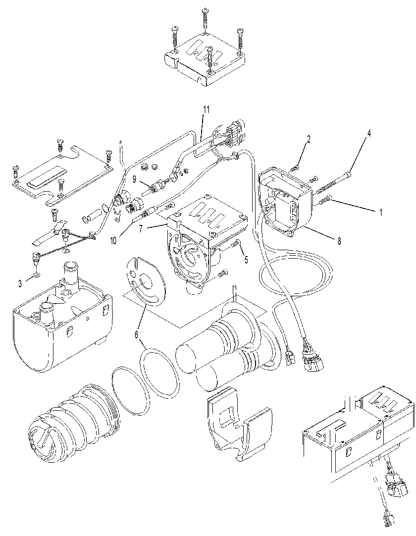 HEATER GP-MACHINE 1837988 CAT