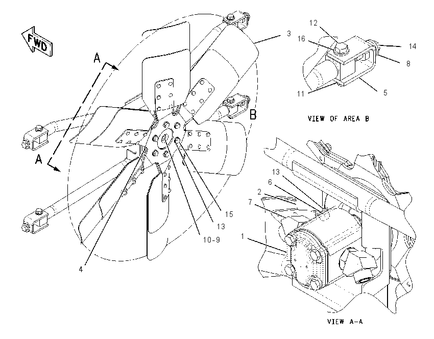FAN & MOTOR GP 1793261 CAT