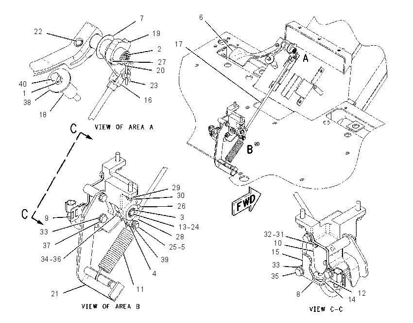 CONTROL GP-CLUTCH 1595933 CAT