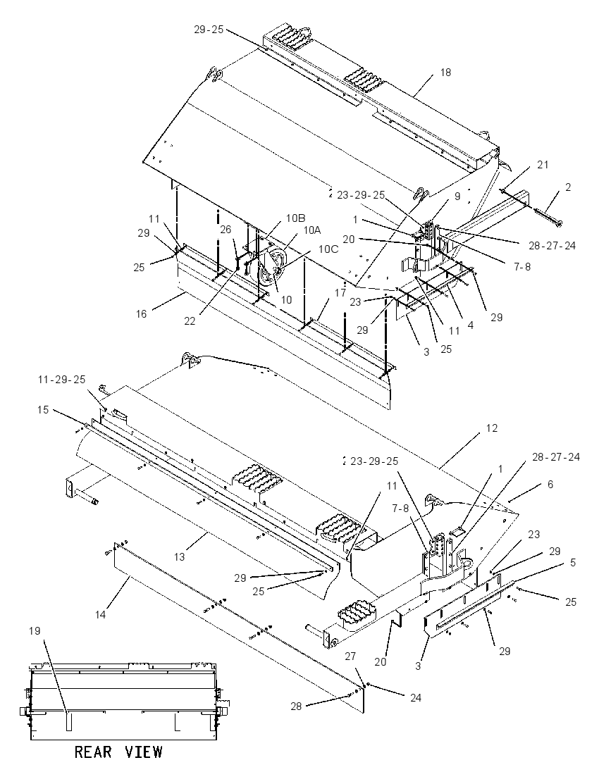 FRAME GP-BROOM 1659064 CAT