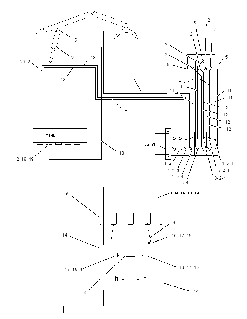 LINES GP-BOOM CONTROL 1692989 CAT