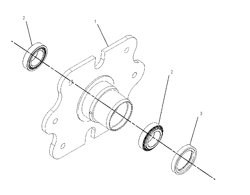 HUB GP-SHAFT 1658455 CAT