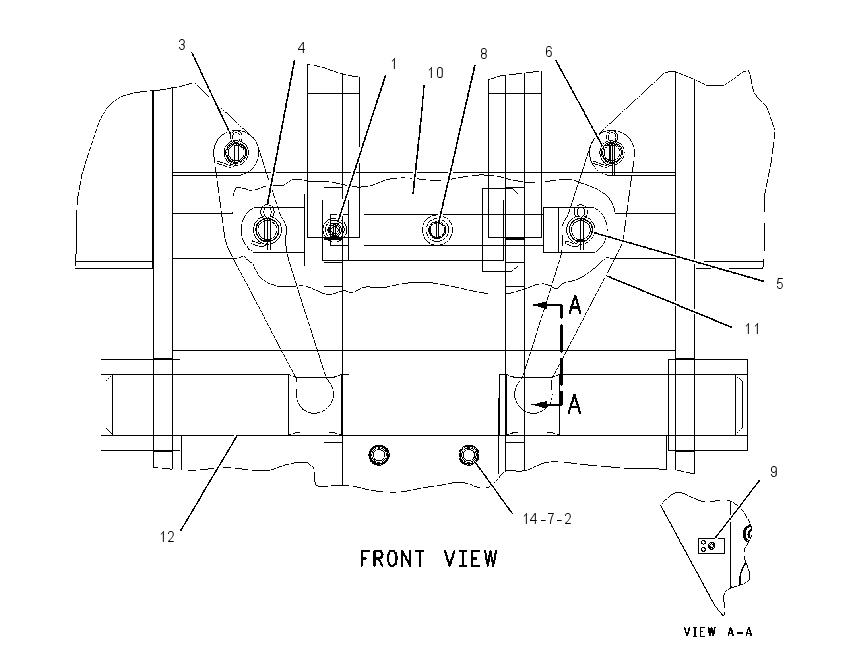 FRAME GP-QUICK COUPLER 1747789 CAT