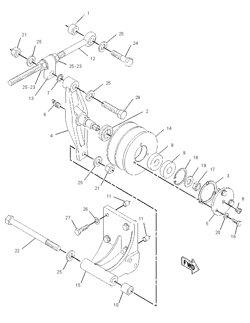 BELT TIGHTENER GP 2039715 CAT