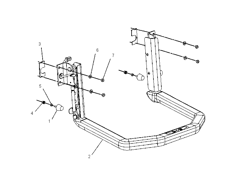 ARMREST & MOUNTING GP 1956721 CAT