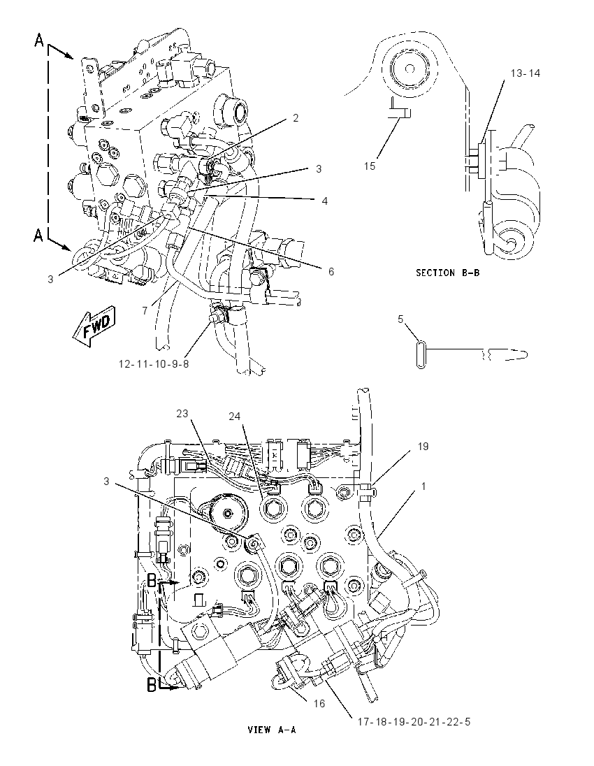 INSTALLATION AR-SENSOR 1996568 CAT
