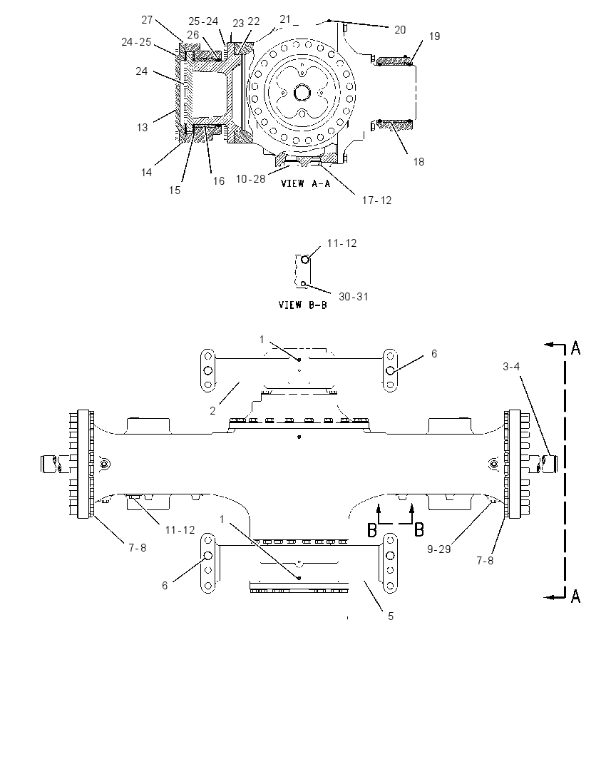 AXLE GP-OSCILLATING 1730543 CAT