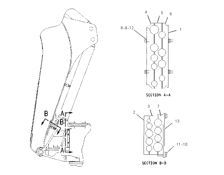 MOUNTING GP-LINES 1723190 CAT