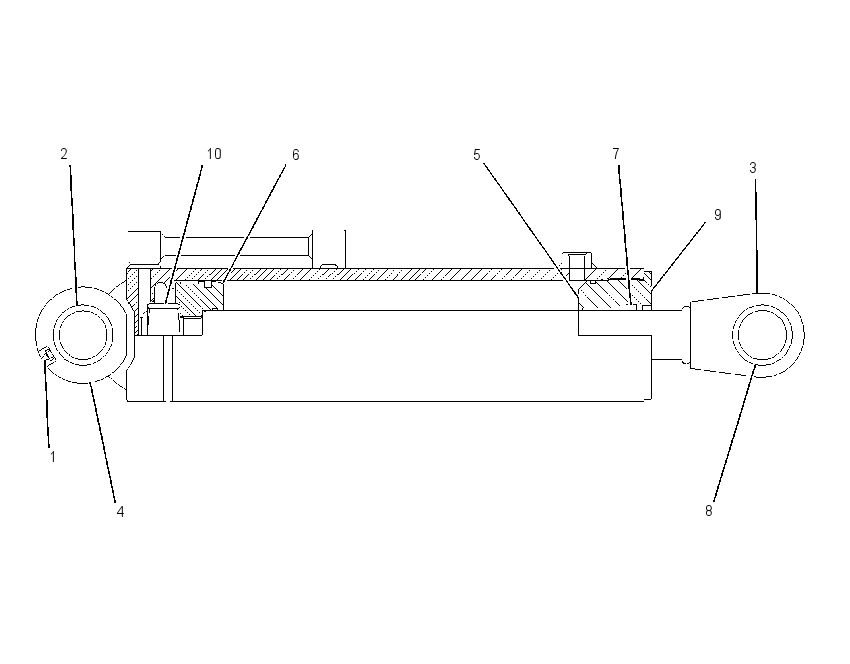 CYLINDER GP-TONG 2041502 CAT