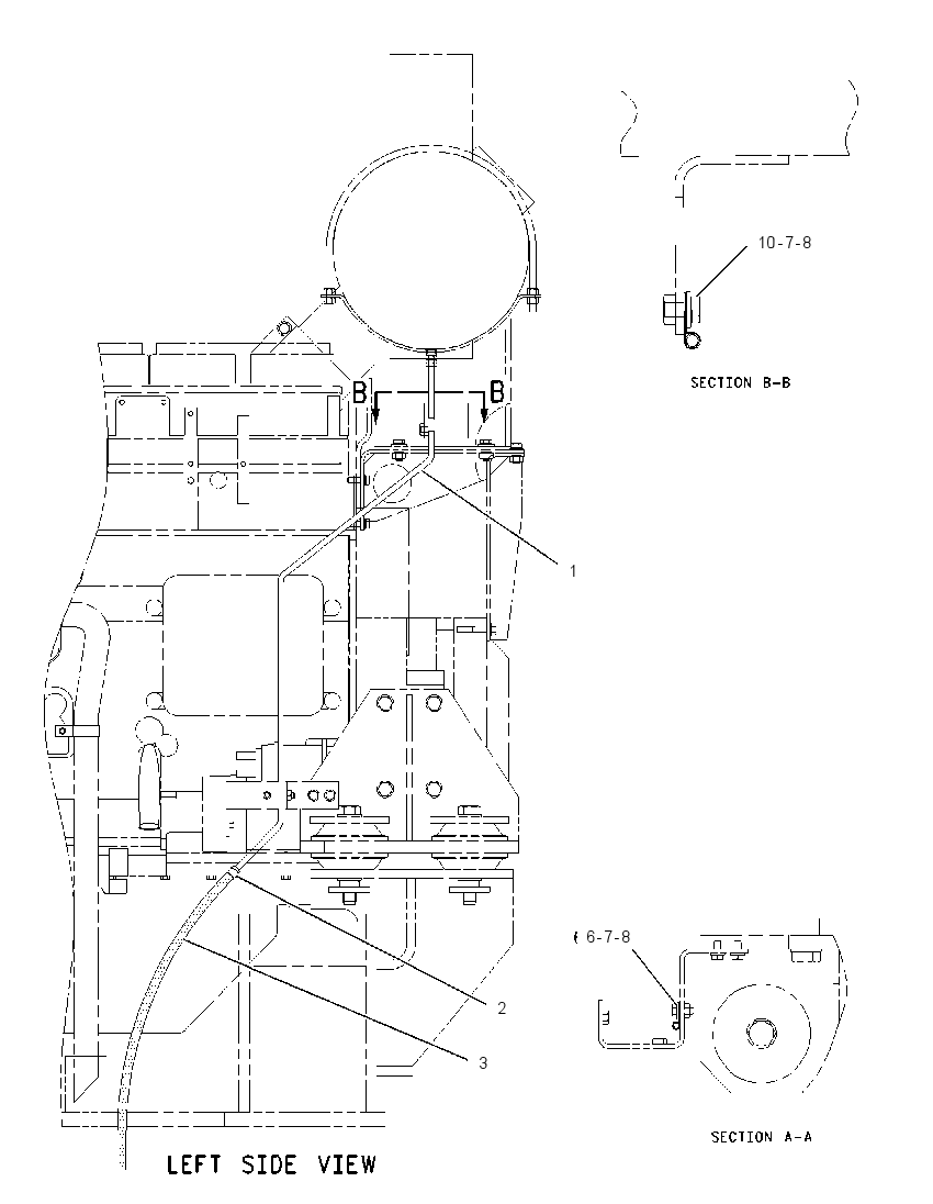 LINES GP-MUFFLER DRAIN 1516661 CAT