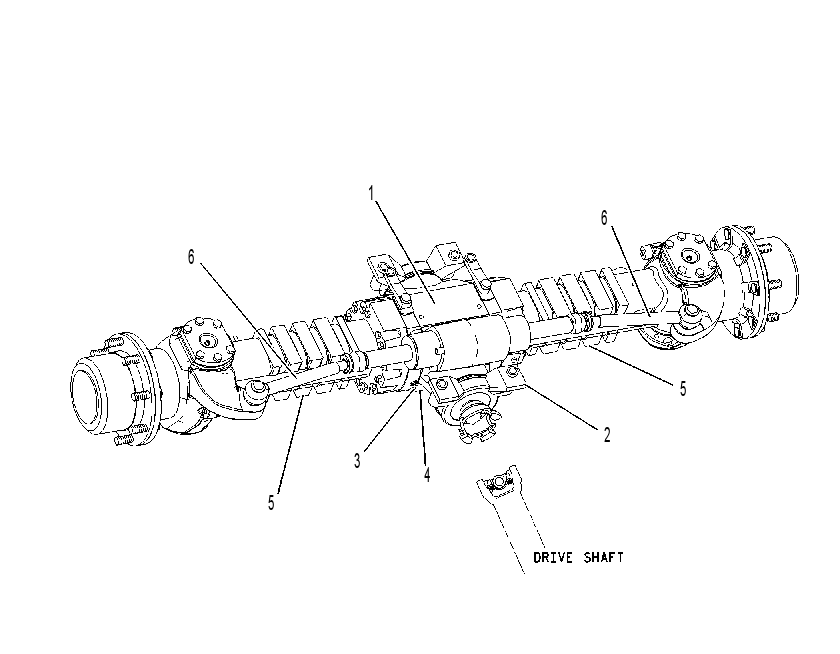 AXLE AR-REAR 8I3226 CAT