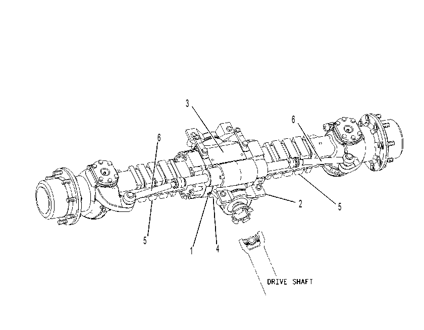 AXLE AR-REAR 1466153 CAT