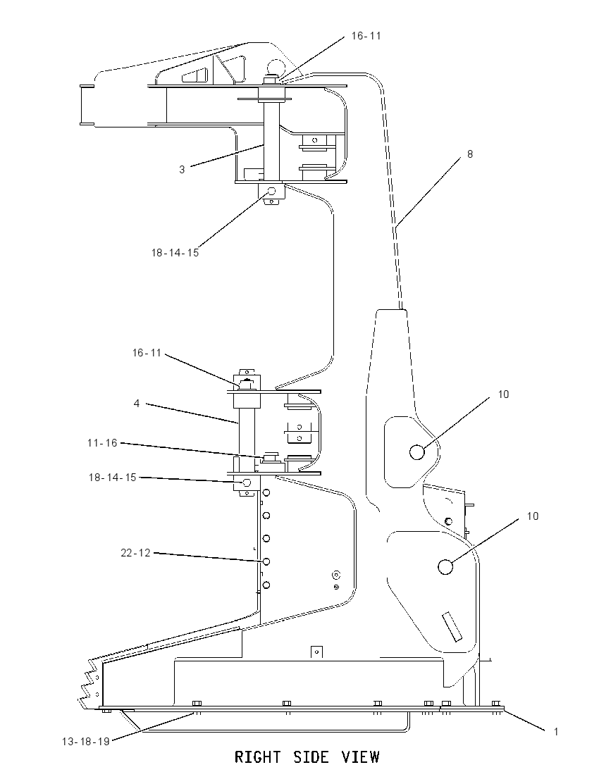 FRAME GP-FELLING HEAD 1996622 CAT