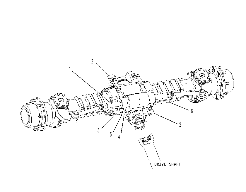AXLE AR-FRONT 1759403 CAT