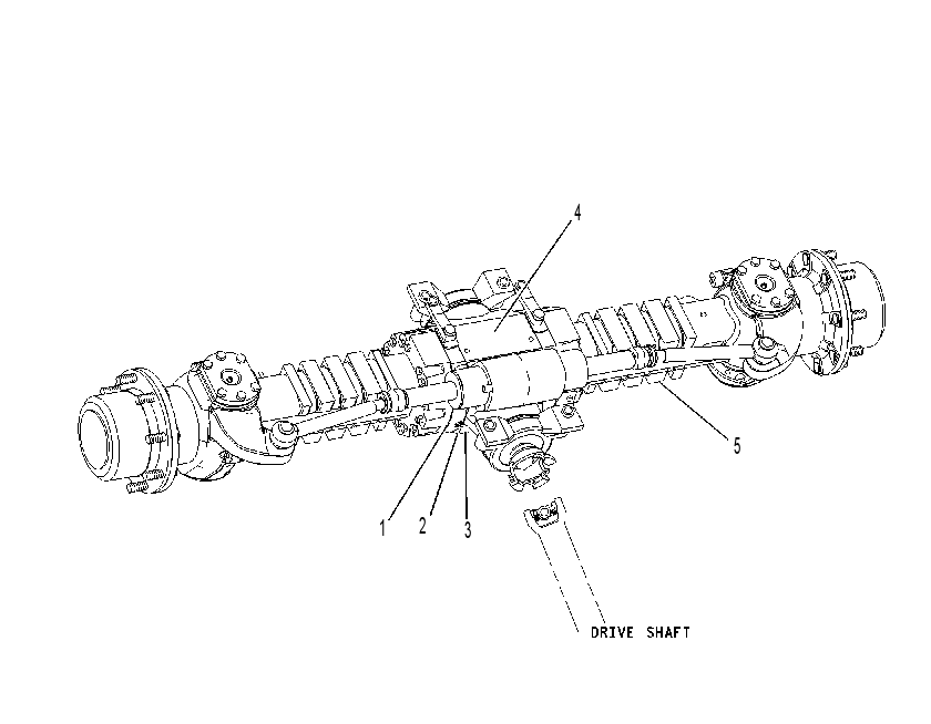 AXLE AR-FRONT 1759404 CAT