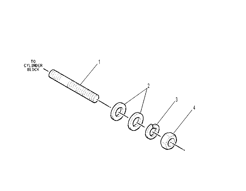 FASTENER GP-GROUND STUD 2040198 CAT