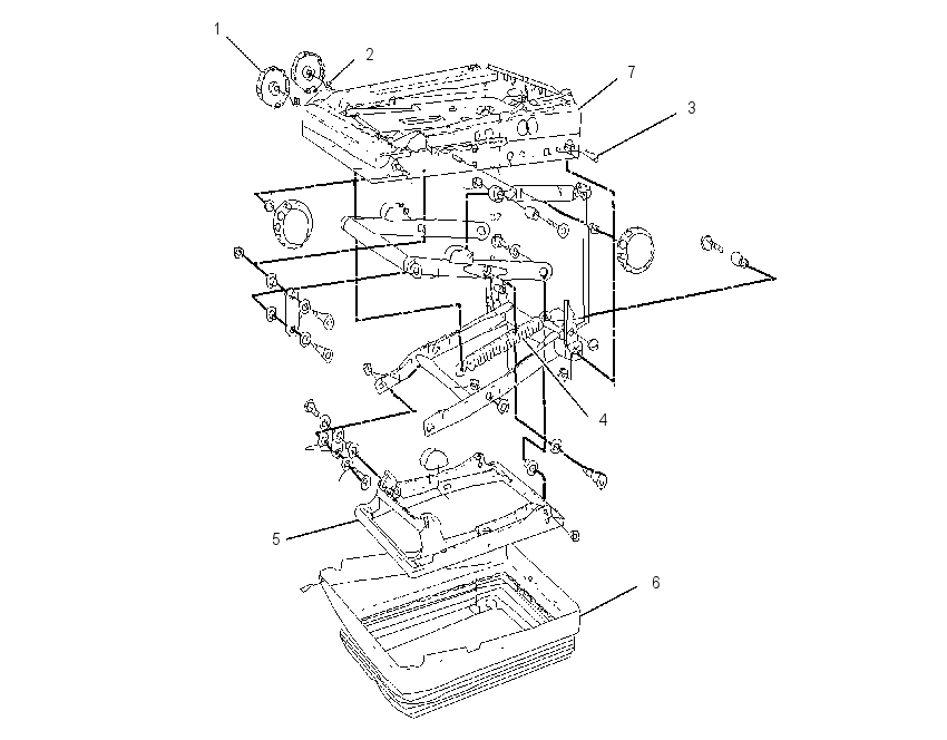 FRAME GP-SEAT 1890758 CAT