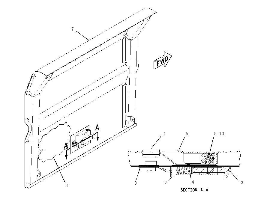 DOOR GP-STORAGE 1177978 CAT
