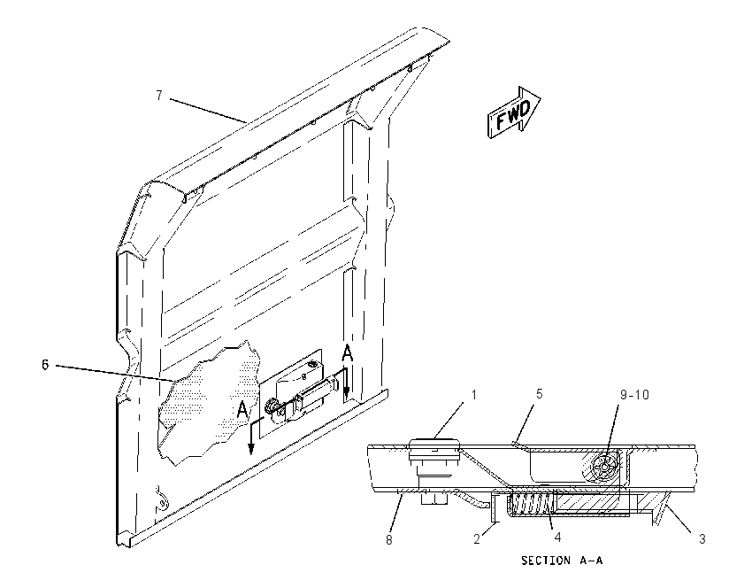 DOOR GP-STORAGE 1177977 CAT