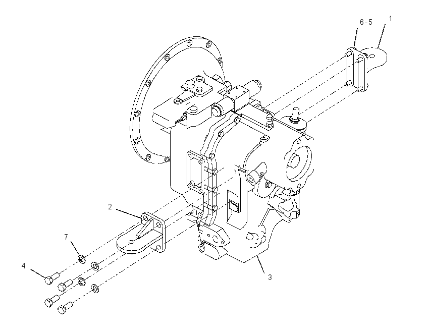 TRANSMISSION & MOUNTING GP 2027431 CAT