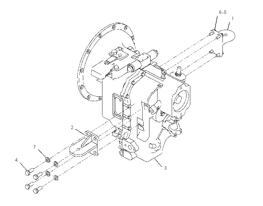 TRANSMISSION & MOUNTING GP 2027430 CAT