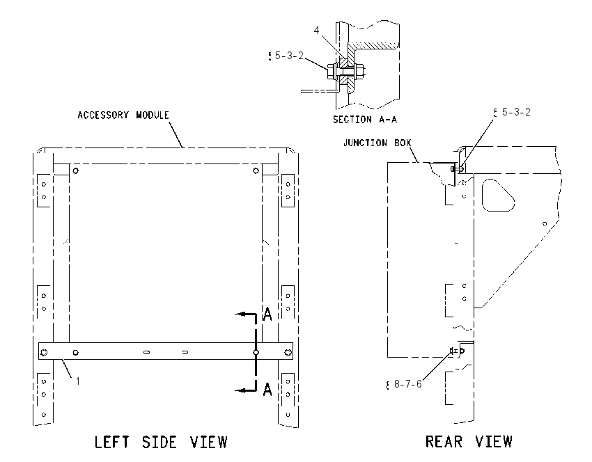 MOUNTING GP-JUNCTION BOX 1534023 CAT