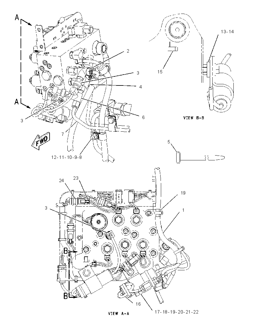 INSTALLATION AR-SENSOR 1996571 CAT
