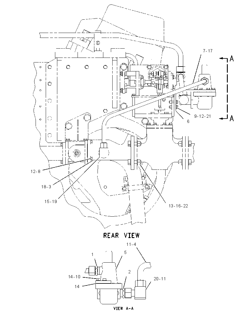 Регулятор давления газа 1651662 CAT
