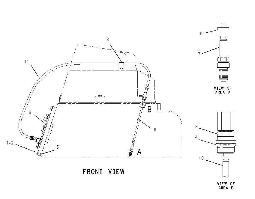 SENSOR & MTG GP-COMBUSTION 1627513 CAT
