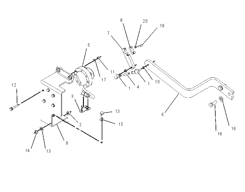 SENSOR & MTG GP-LIFT POSITION 1744082 CAT