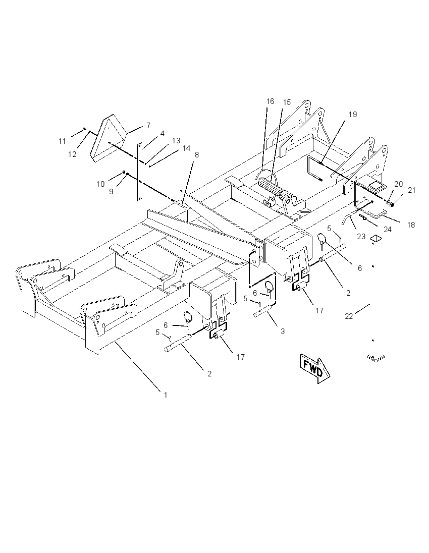 FRAME GP-FOLDING 2022735 CAT
