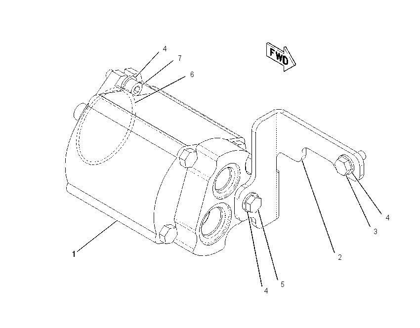 PUMP & MTG GP-ALL WHEEL DRIVE 1797176 CAT