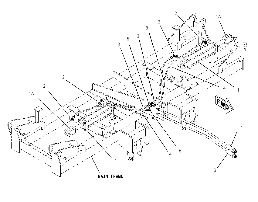 CYLINDER & LINES GP-FRAME 2022740 CAT
