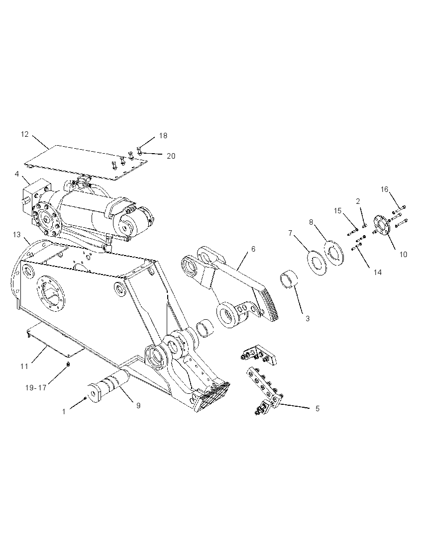 HOUSING GP-SHEAR 1715496 CAT