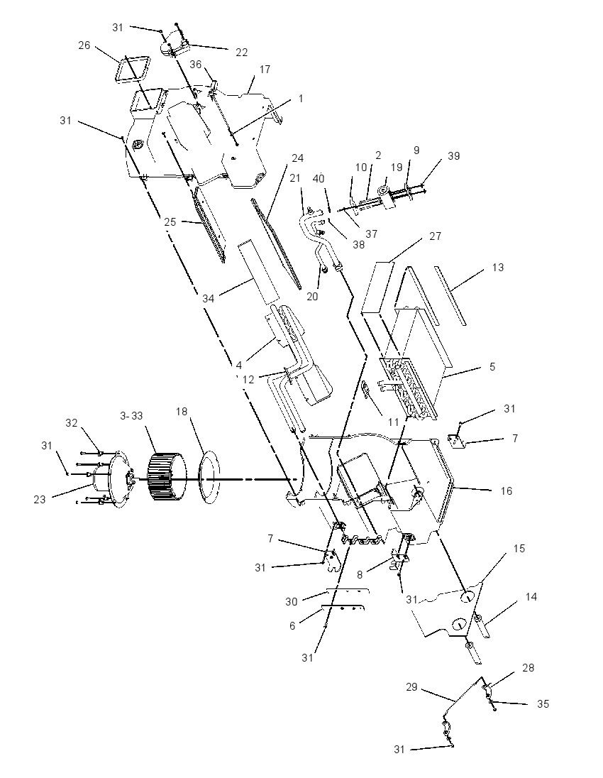 CASE GP-HEATER & EVAPORATOR 1776729 CAT